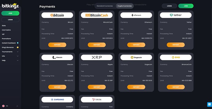 bitkingz-casino-payments